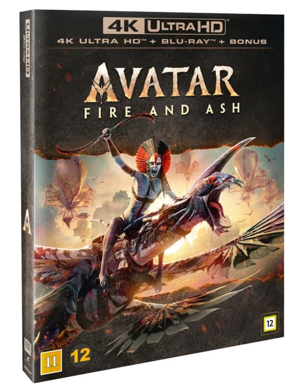 Avatar Fire and Ash 4K + Blu-ray + Bonus Blu-ray