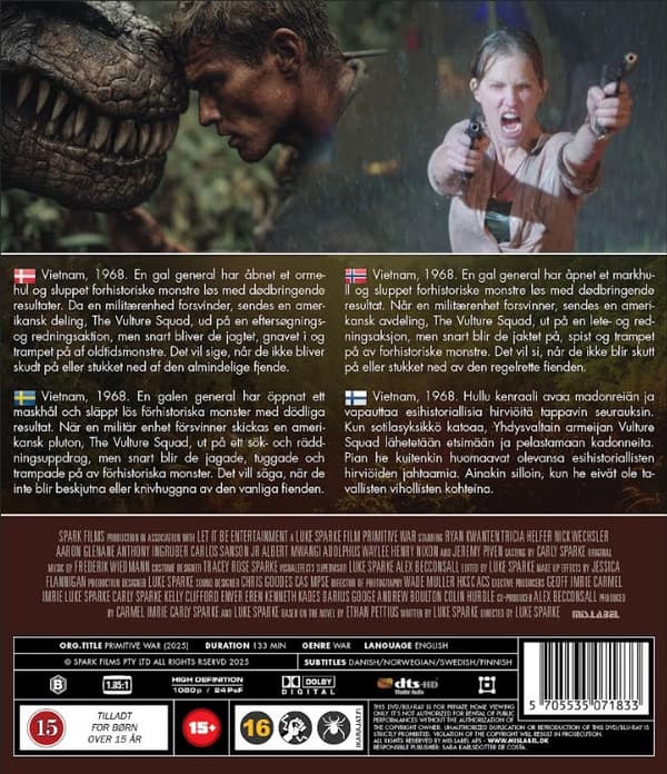 Primitive War Blu ray