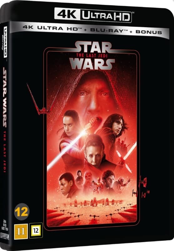 Star Wars The Last Jedi 4K UHD + 2-Disc Blu Ray