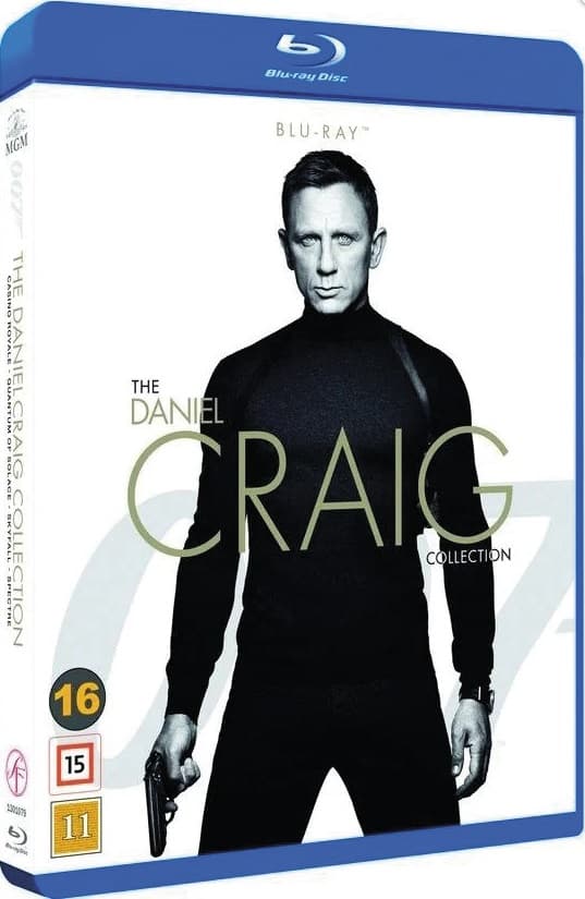 007 Bond: The Daniel Craig 4 Film Collection Blu Ray