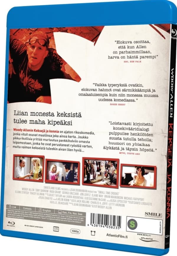 Keksejä ja Konnia Blu Ray