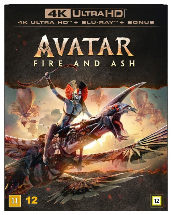 Avatar Fire and Ash 4K + Blu-ray + Bonus Blu-ray