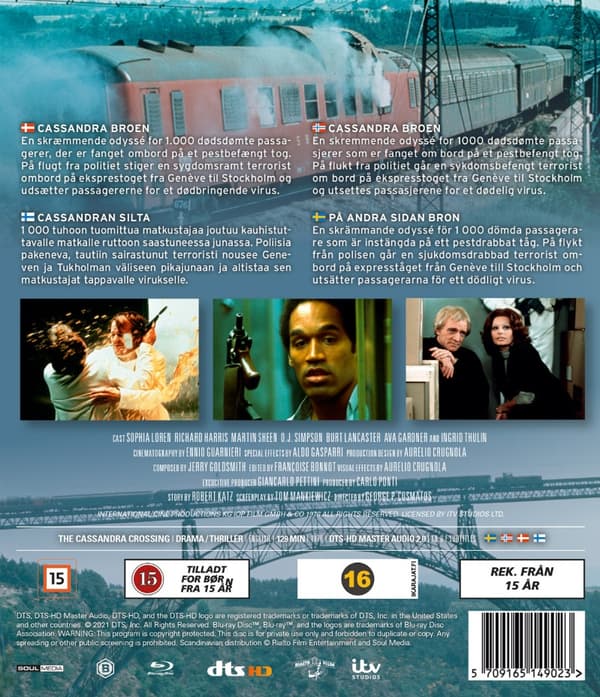 The Cassandra Crossing (1976) Blu ray