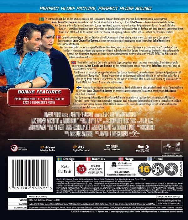 Hard Target Blu Ray