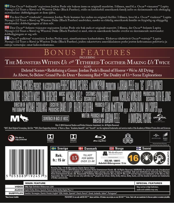 Us (2019) Blu Ray