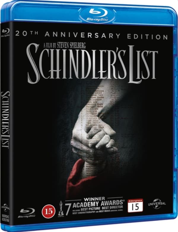 Schindlers List Blu Ray