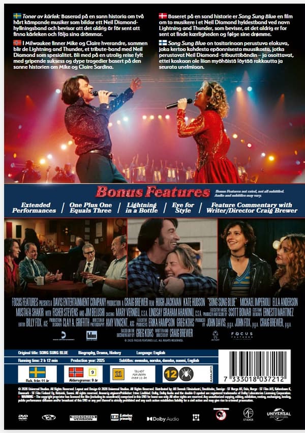 Song Sung Blue DVD