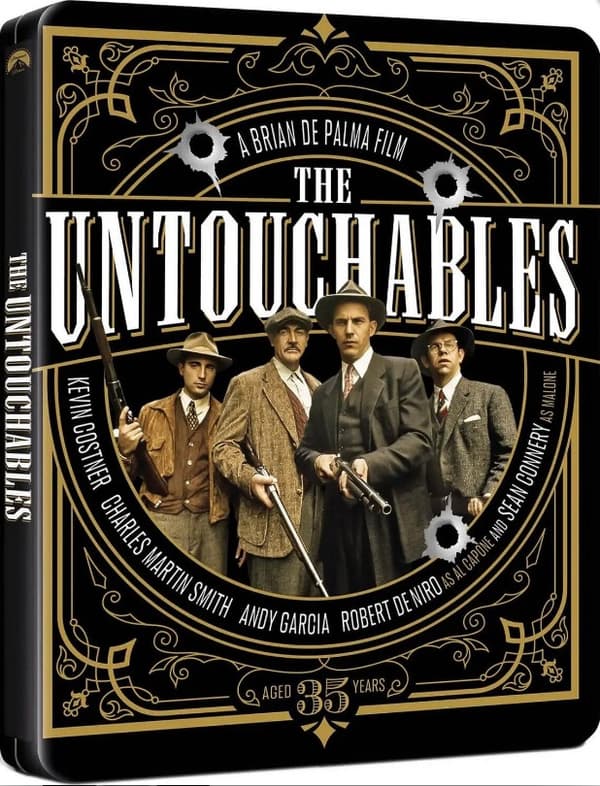 The Untouchables Steelbook 4K UHD + Blu Ray