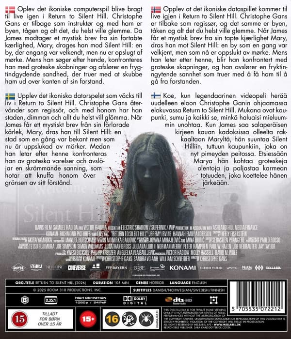 Return to Silent Hill Blu ray