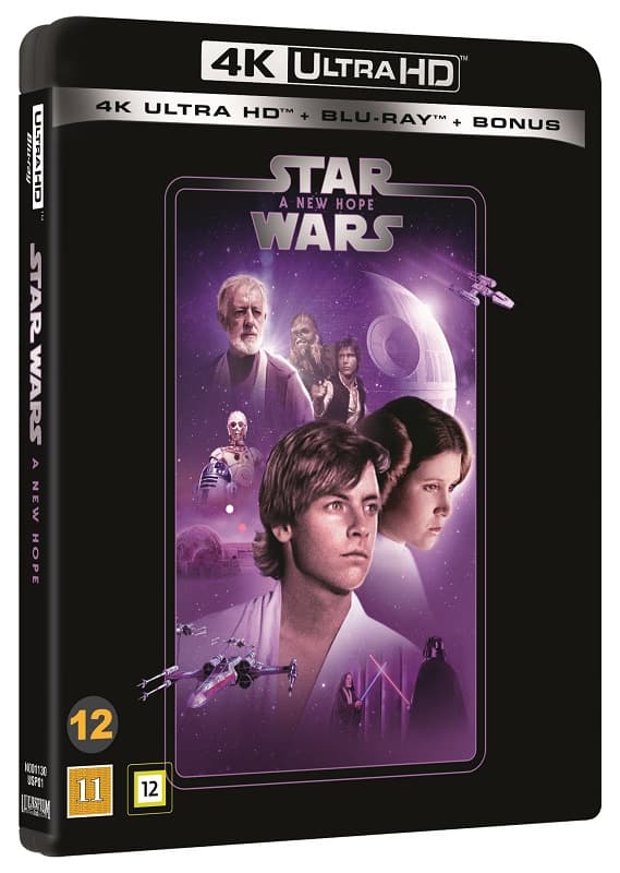Star Wars A New Hope 4K UHD + 2-Disc Blu Ray