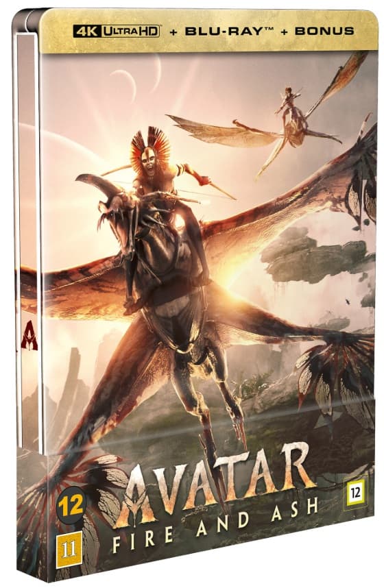 Avatar Fire and Ash Steelbook 3-disc (4K UHD + BD + BD bonus)