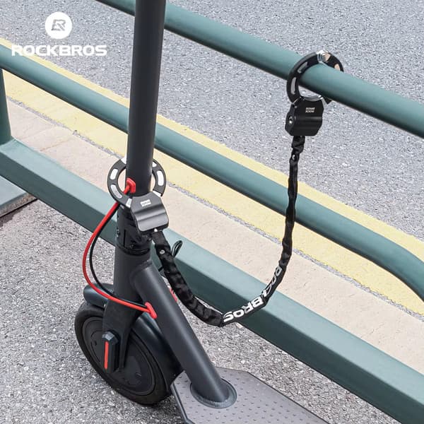 ROCKBROS Kedjelås för Elscooter & Cykel – Lätt & Säkert Stöldskydd
