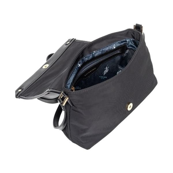 U.S Polo Houston Flap Bag - Svart
