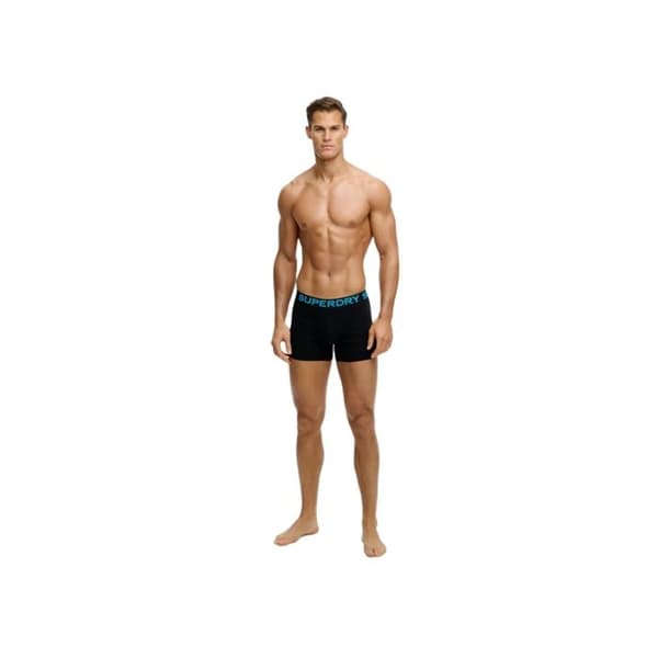 Boxer Superdry Triple Pack - Svart/Neon