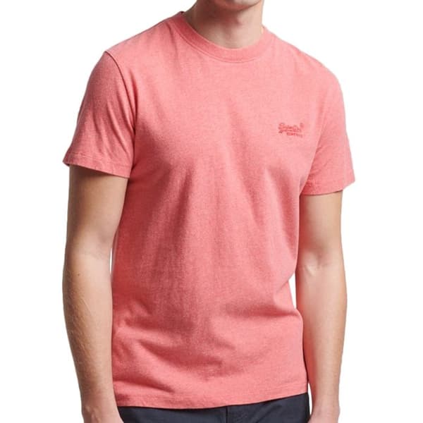 T-shirt herr - SUPERDRY - M1011245A 9VS - Rosa - Rund hals - Regular passform