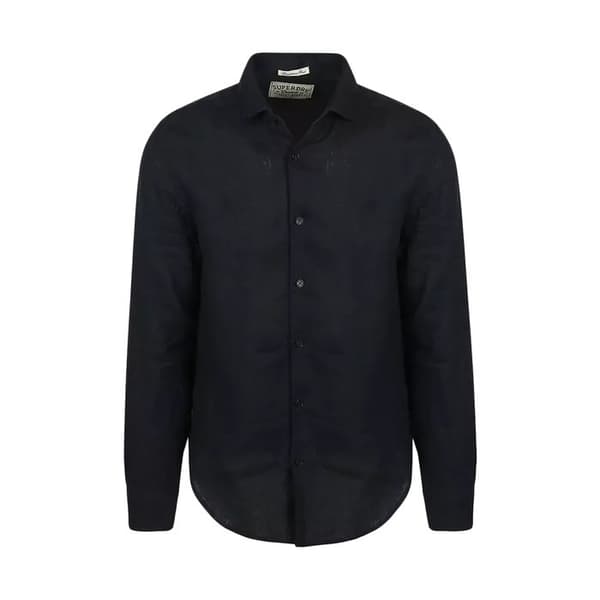 Skjorta - SUPERDRY - Preppy Oxford - Långa ärmar - Klassisk krage - Blå