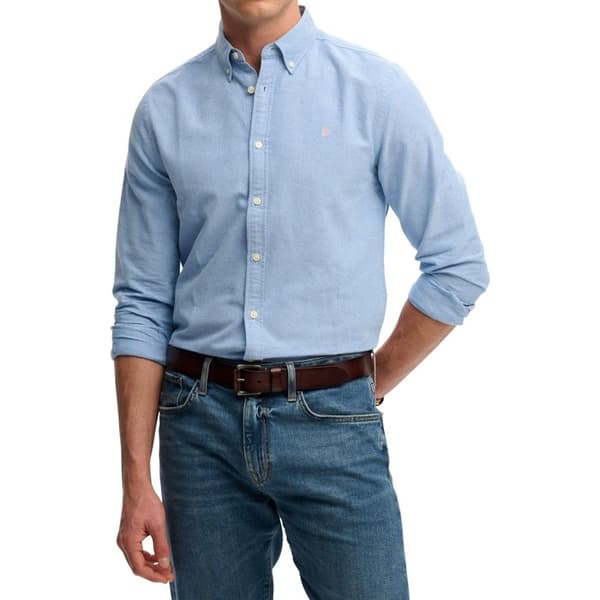 Superdry Preppy Oxford Skjorta Långärmad - Ljusblå