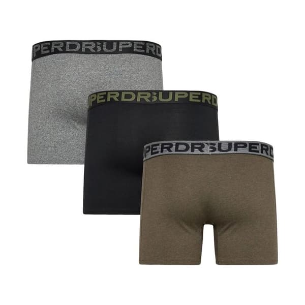 Boxer Superdry Trippelpack - Svart/Olive/Grå