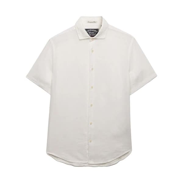 Superdry Riviera Kortärmad Skjorta - Optisk Vit