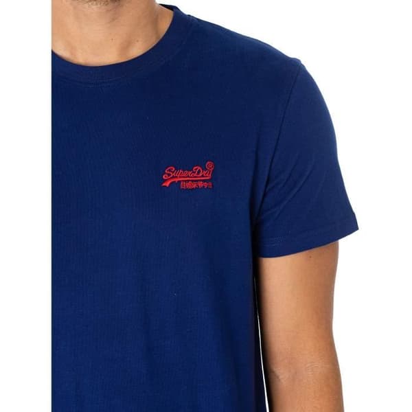 T-shirt-logotyp Essentiel - Superdry