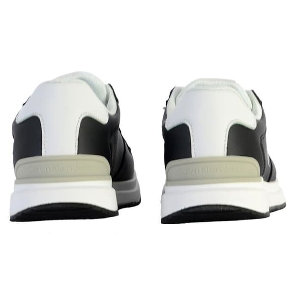 Calvin Klein barnskor med låga spetsar - nero/bianco - 35