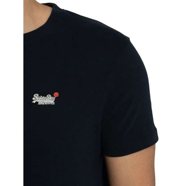 T-shirt - SUPERDRY - Essential - 100% Bomull - Marin - Rund hals