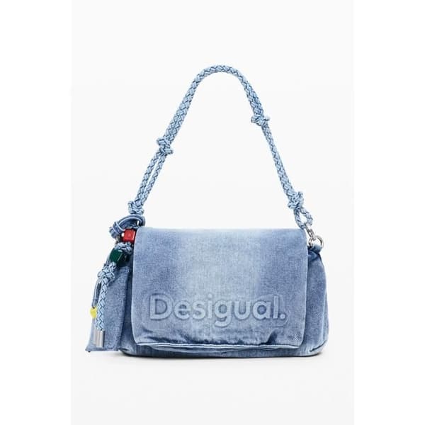 Jeansaxelväska dam Desigual Half Logo Venecia 4.0