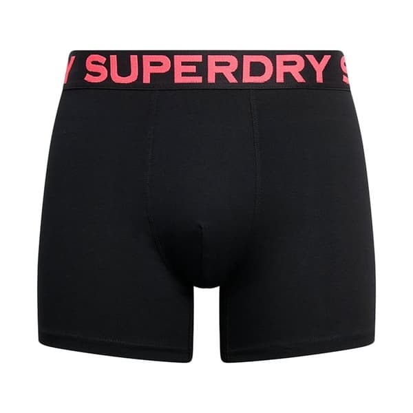 Boxer Superdry Triple Pack - Svart/Neon