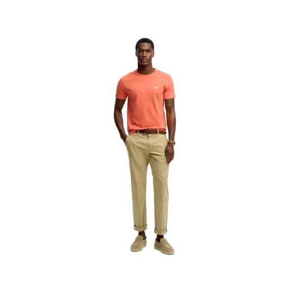 T-shirt - SUPERDRY - Essential - Rosa - Bomull - Korta ärmar