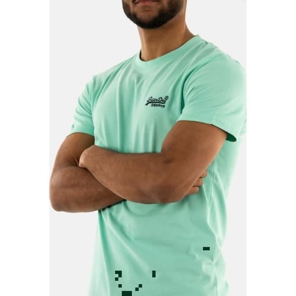 Superdry T-shirt herr M1011245A 2MD grön kortärmad rundhals