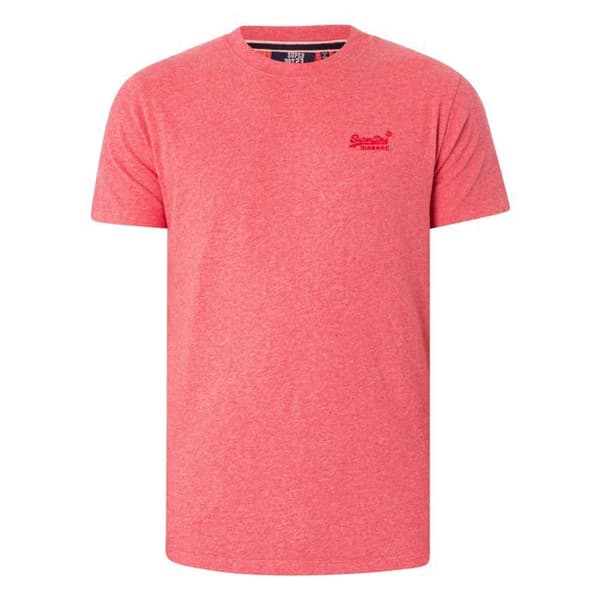 T-shirt herr - SUPERDRY - M1011245A 9VS - Rosa - Rund hals - Regular passform