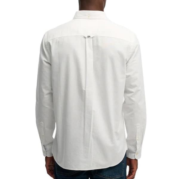 Superdry Preppy Vit Skjorta Herr
