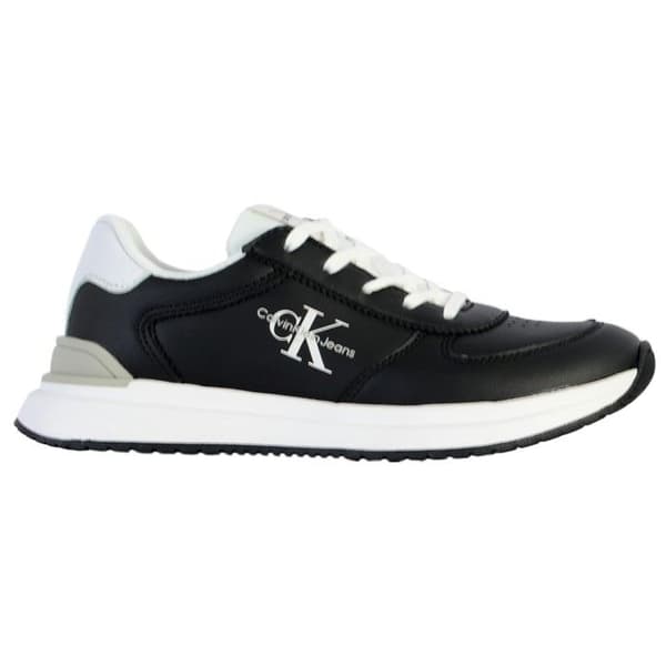 Calvin Klein barnskor med låga spetsar - nero/bianco - 35