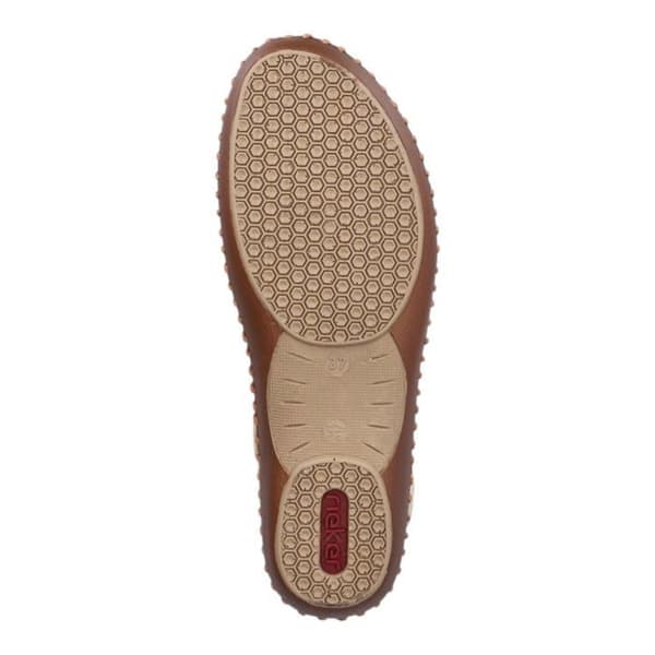 Korgar - Rieker M1655 - Beige - Syntetisk - Klackhöjd 2,8 cm