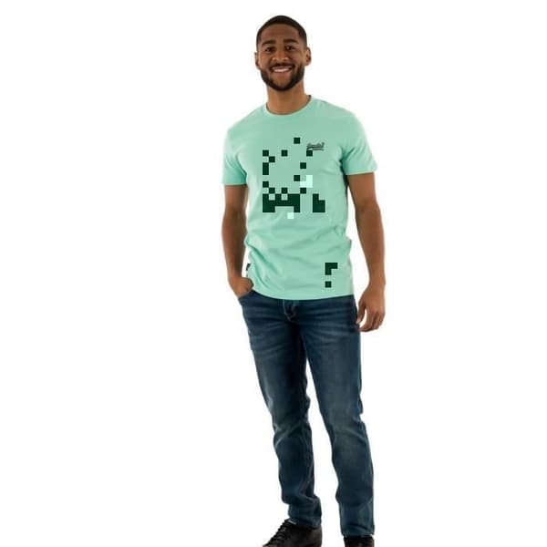 T-shirt Superdry Vintage Logga Broderad - Ljusgrön