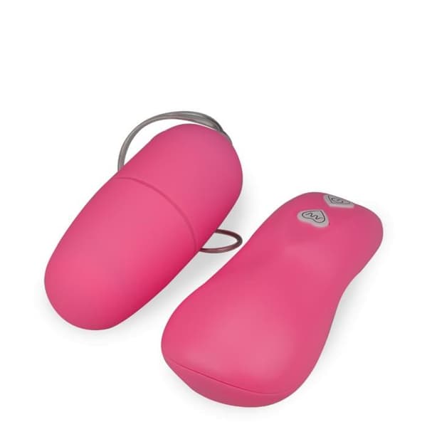 Fjärrstyrd vibrerande ägg - Avståndsvibrator för par - Rosa