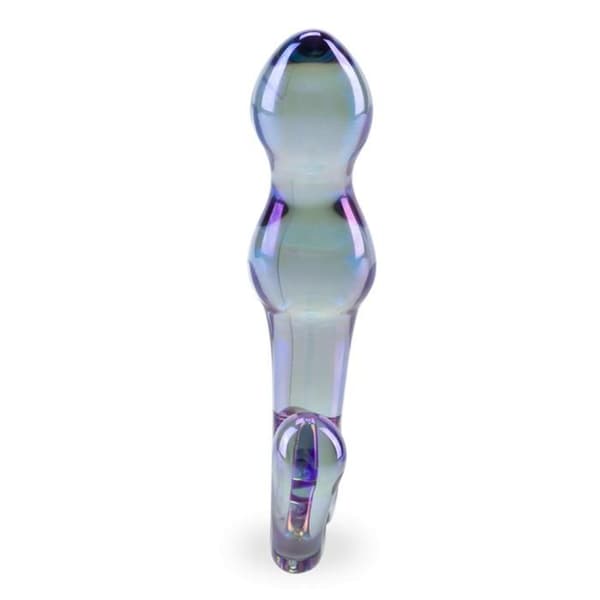 Gold Master Glass Analvibrator Prostatastimulator - Lila