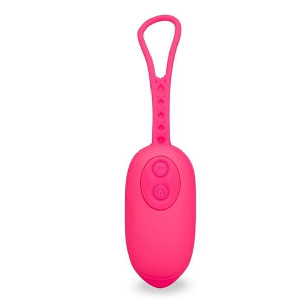 Klonstimulator Orgasmic Power Egg - Fjärrstyrd vibrator för par - Rosa