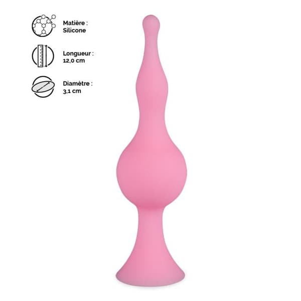 Sucker analplugg Blob - Rosa