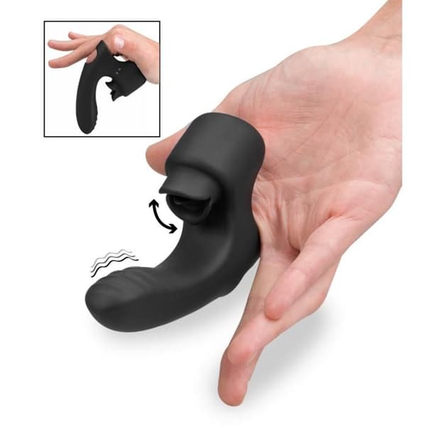 Skrämmande vibrerande finger - Svart