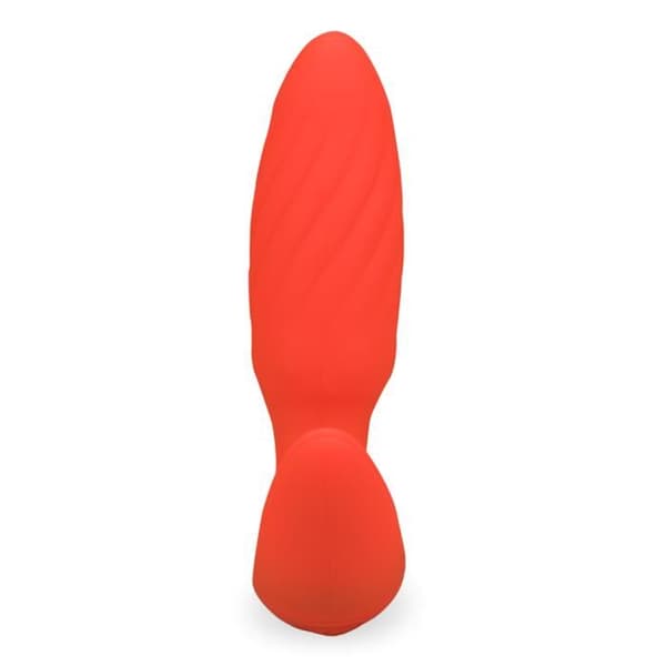 Plug anal med vibration och rotation SpinJoy - Orange