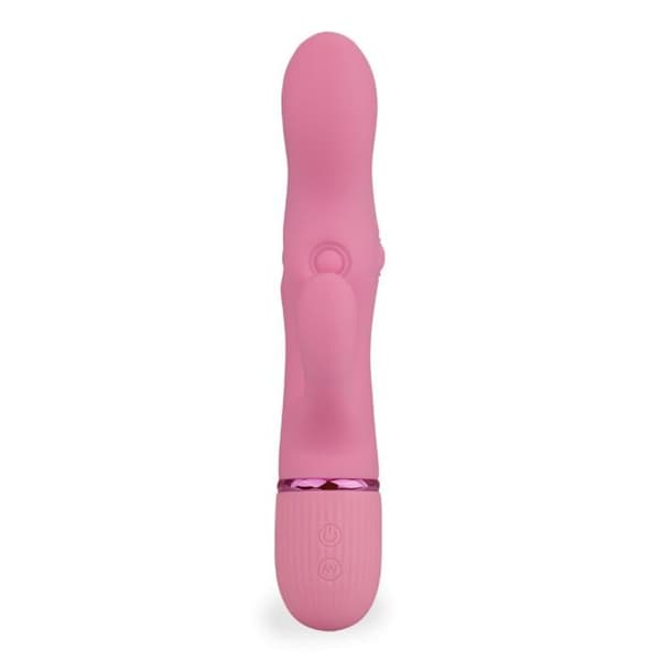 Rabbit vibrator med masserande noder Savannah - Rosa