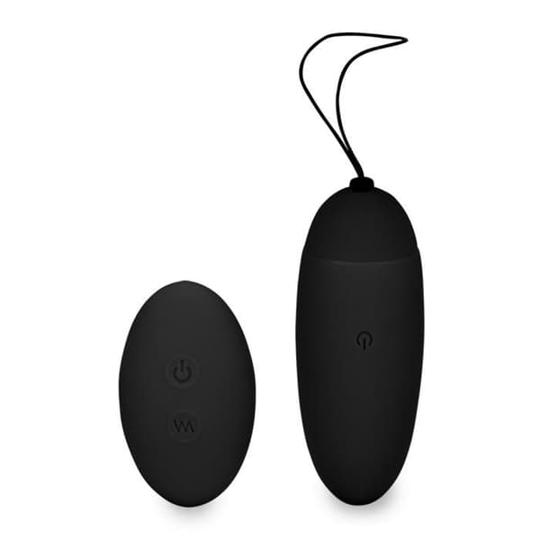 Fjärrstyrd vibrerande ägg Ada - Vibrator för par - Svart