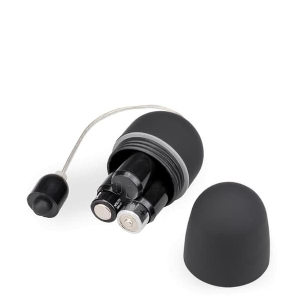 Vibrerande ägg Wiggle - M - Ruvibrator för par - Svart