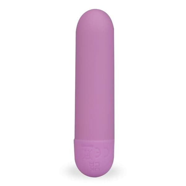 Mini vibrator med uppladdningsbart silikon Dazzling - Lila