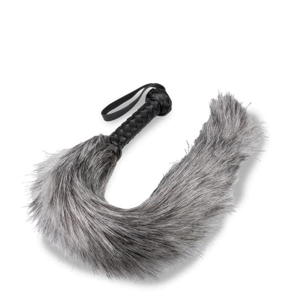 Fjäder svans av räv - Svart