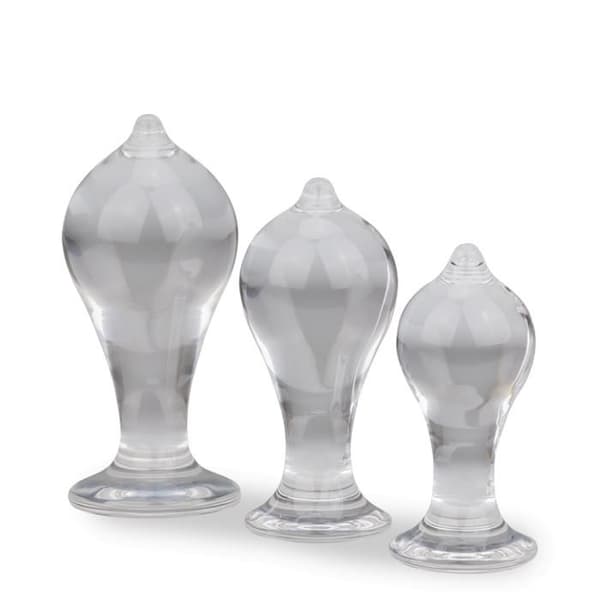 Set med 3 Triade-pluggar - Crystal