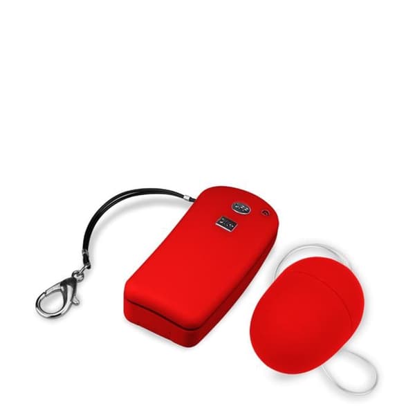 Fjärrstyrd vibrerande ägg Brava - S - Vibrator för par - Röd