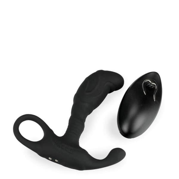 Anal vibrator Prostatastimulator med fjärrkontroll Genius - Svart