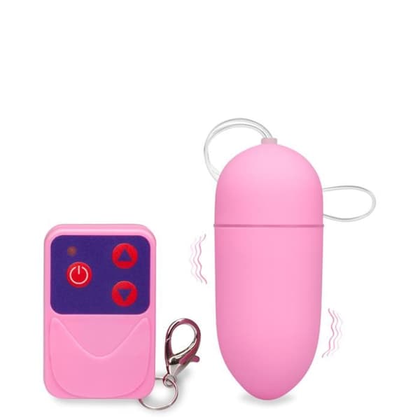 Fjärrstyrd vibrerande ägg Jordbävning - Vibrator för par - Rosa